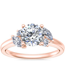 NEW J'adore Le Jardin Diamond Engagement Ring in 18k Rose Gold (0.22 ct. tw.)